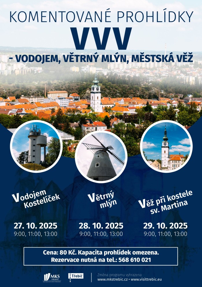 Komentované prohlídky třebíčských VVV Komentované prohlídky třebíčských VVV